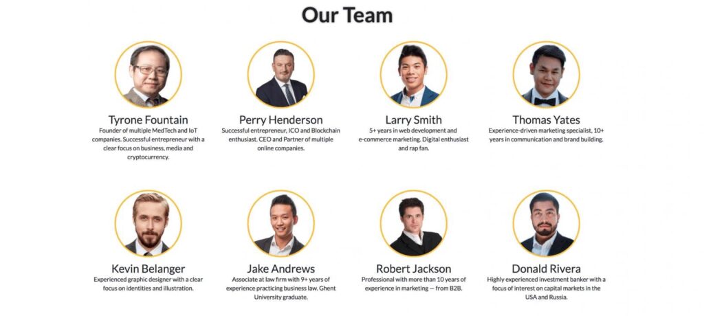 Fake ICO team