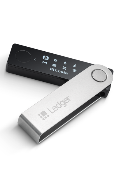 Photo showing the Ledger X nano Hardware Wallet for Bitcoin