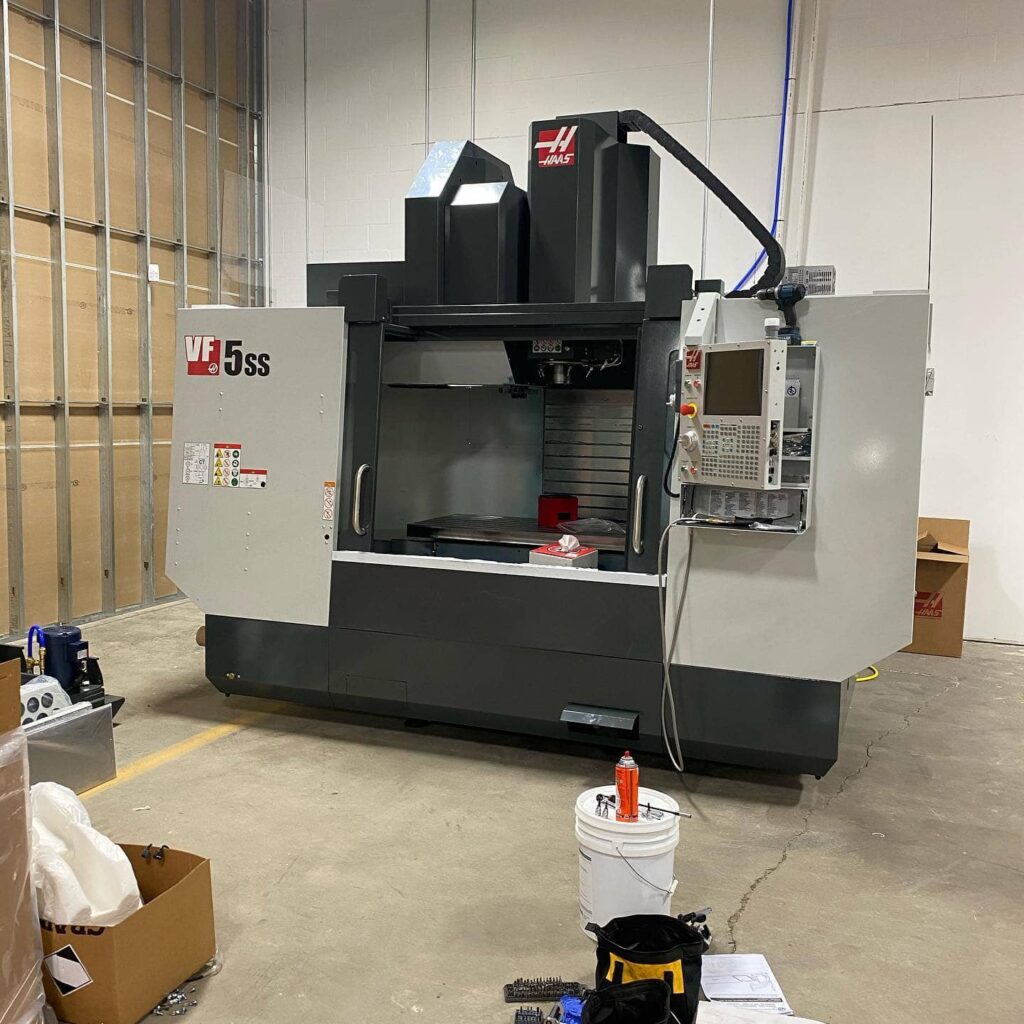 Ranier Arms HAAS VF5 SS CNC Machine